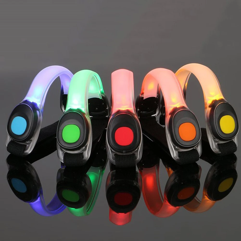 

2pcs LED Running Light Night Sports Safety Bright Armband Lamp Outdoor Visibility Gear Durable 80 Hours for Camping