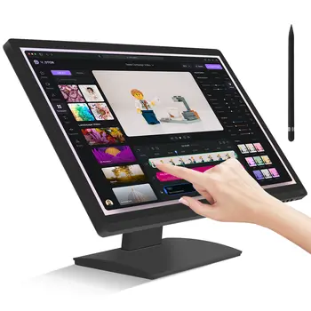 FYHXele 24palcový počítačový monitor FHD 1080P kancelářský počítačový monitor IPS displej 100 Hz HDMI DPS bezrámový VESA montážní vestavěný reproduktor 10 nejlepší prodej 24palcový přenosný monitor - №8