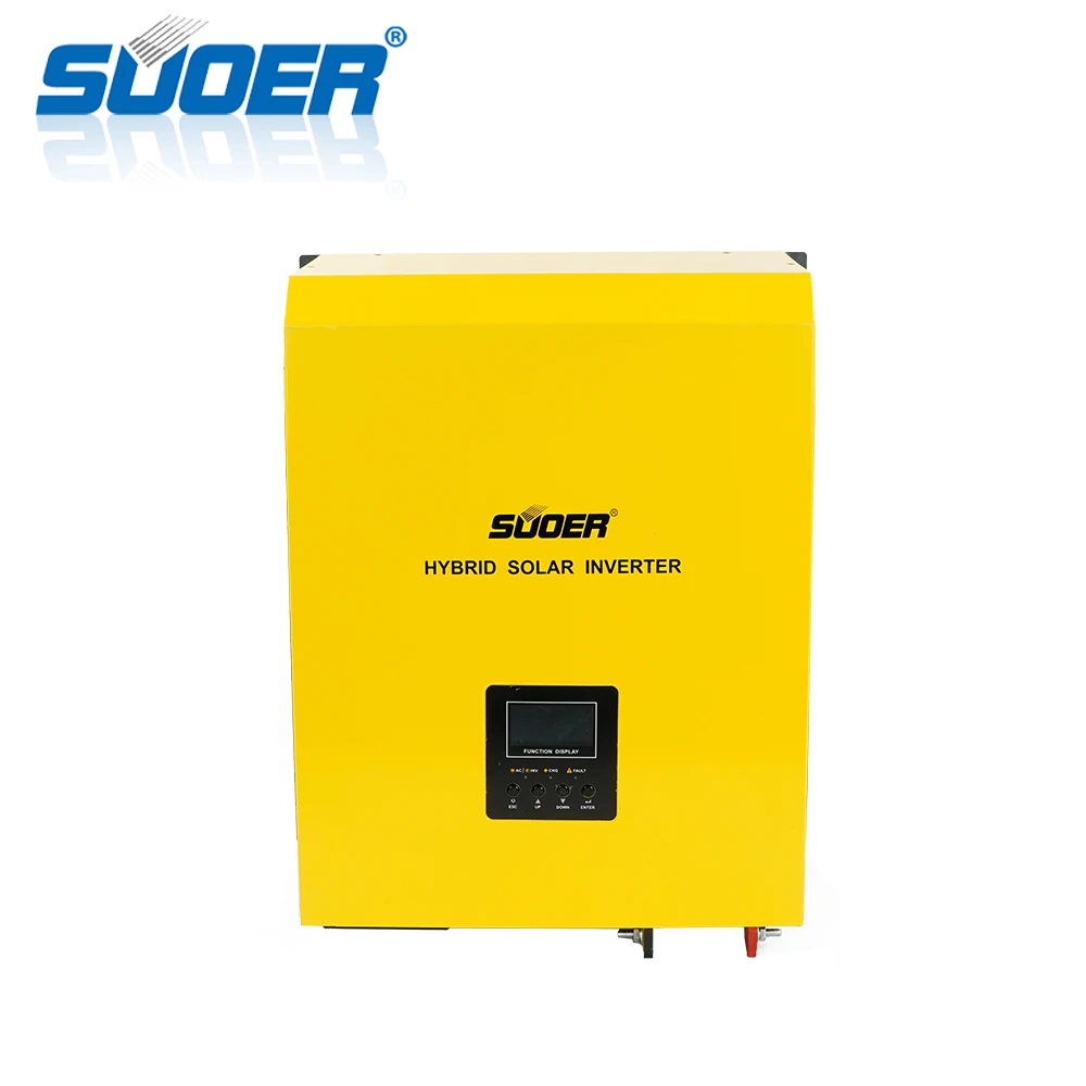 5KVA Solar Hybrid Inverter With 48Vdc To 220v 230v Pure Sine Wave Low Frequency 60Hz AC Output 100A MPPT Charger Solar System