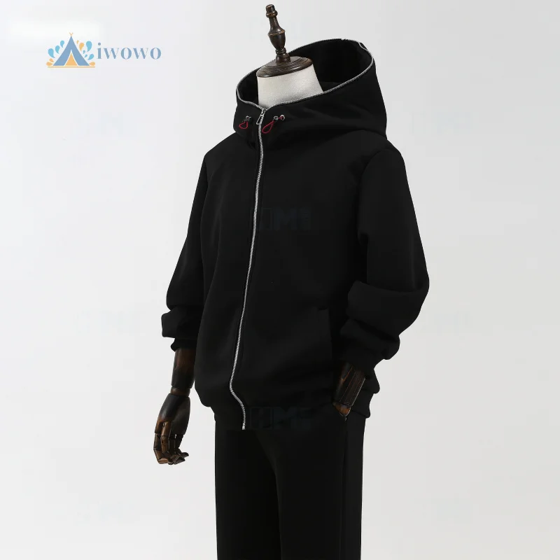 

Аниме Itadori Yuji Jujutsu Kaisen Косплей Костюм Черный спортивный костюм с капюшоном Школьная форма Хэллоуин Карнавальная праздничная одежда Новый