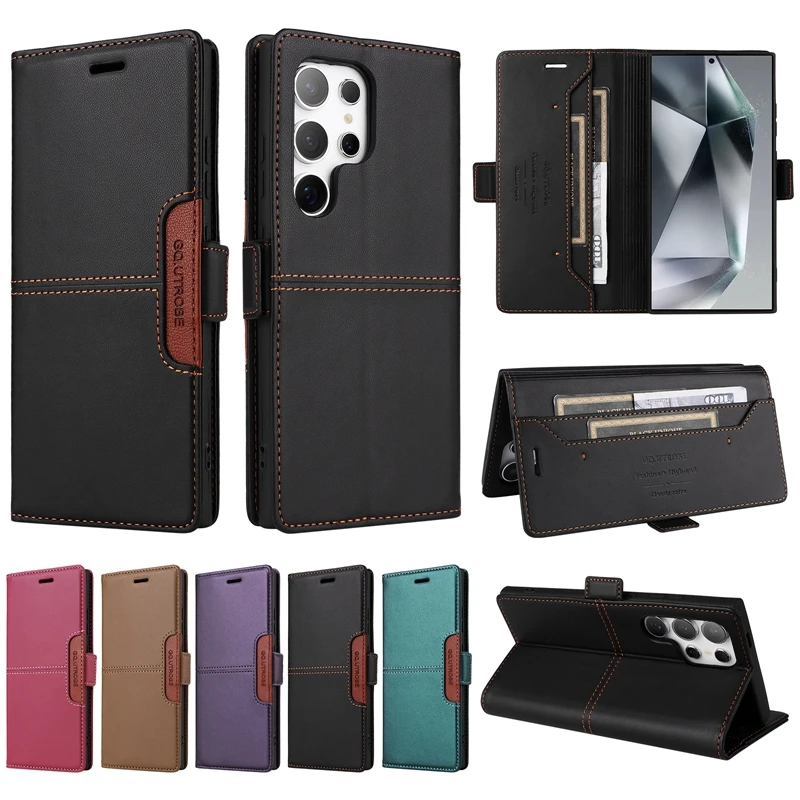 For Samsung S26 Ultra SM-S948B Case Flip Leather Phone Case 