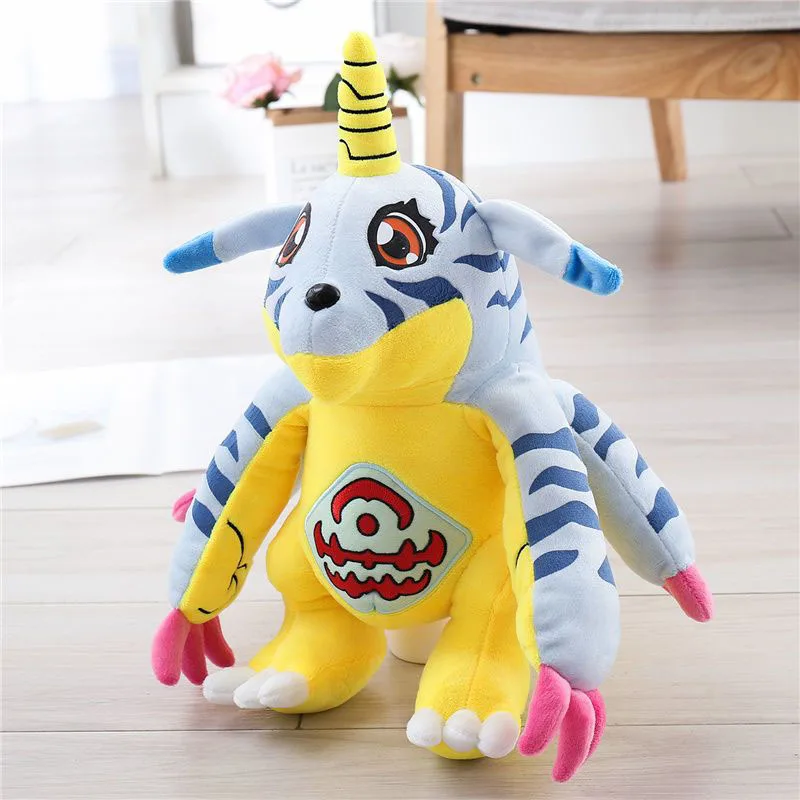 30cm Digimon Plüschpuppe Agumon Gabumon Patamon Tailmon Cartoon Stofftier Anime-Figur Sammlerstück Plüschfigur Perfektes Geschenk für Mädchen