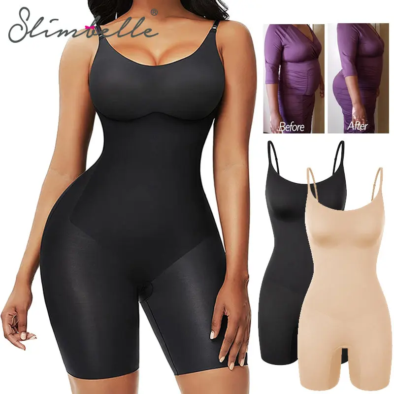 Seamless Full Body Shaper for Women Colombian High Compression Shapewear with Waist Trainer Butt Lifter Thin thighs Bodysuits