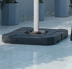 Outdoor Sunshade with Iron Frame & Polyester Canvas Hydraulic System, Ideal for Restaurants/Hotels/Cafés & Export