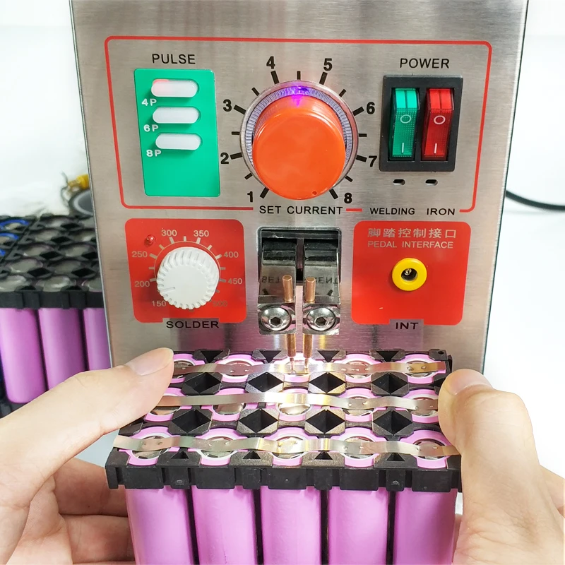 Sunkko 709a mit 70b Punkts chweiß gerät 1,9 kW LED-Lichtimpuls-Batterie-Punkts chweiß gerät für Batteriepack-Schweiß präzision
