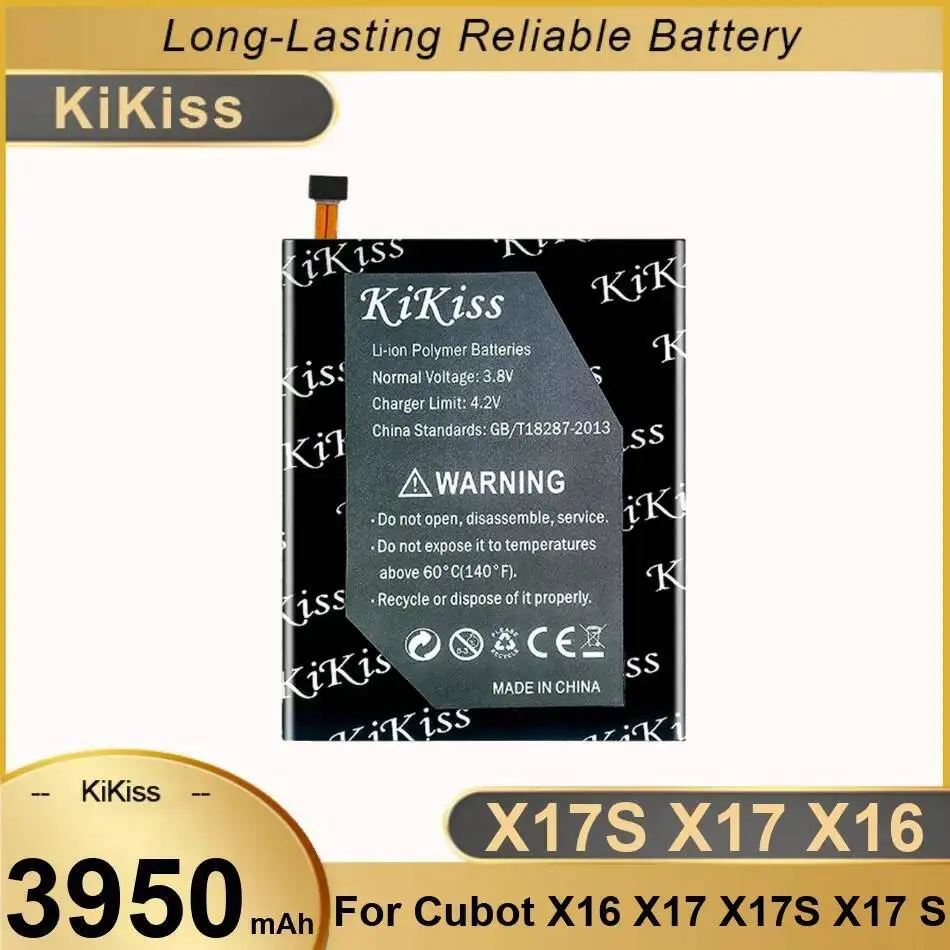 Стабильная высокая производительность 3950 мАч для аккумулятора мобильного телефона Cubot X16 X17 X17S