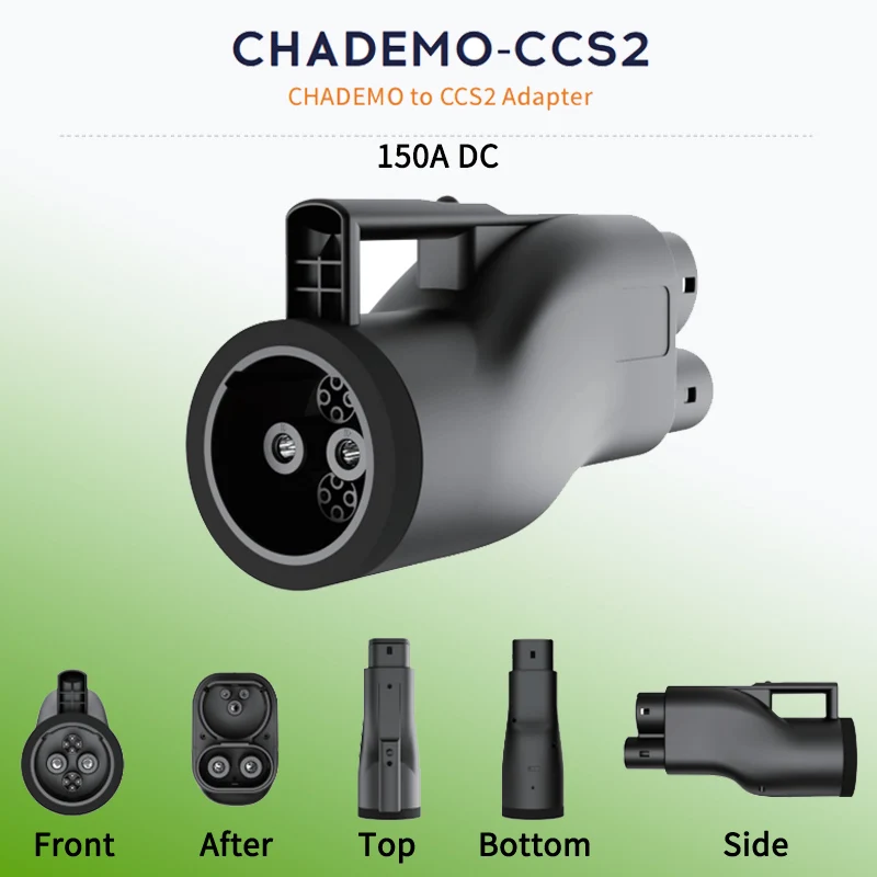 WUFEN Electric Car Fast Charging Plug Fast EV Charger CHAdeMO Connector CHAdeMO To CCS2 Adapter CHAdeMO to CCS DC Adapter 150A