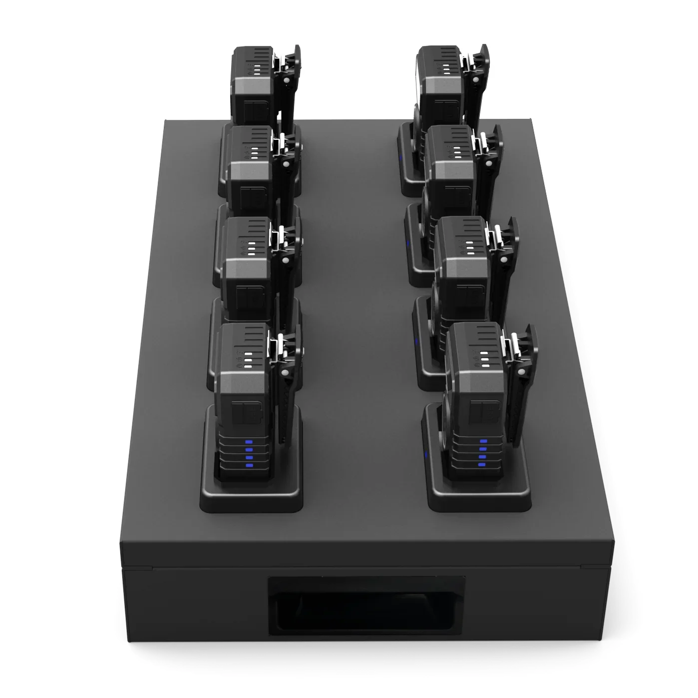 Docking Station For Body Worn Camera 8 Ports Multi-units Uploading And Charging