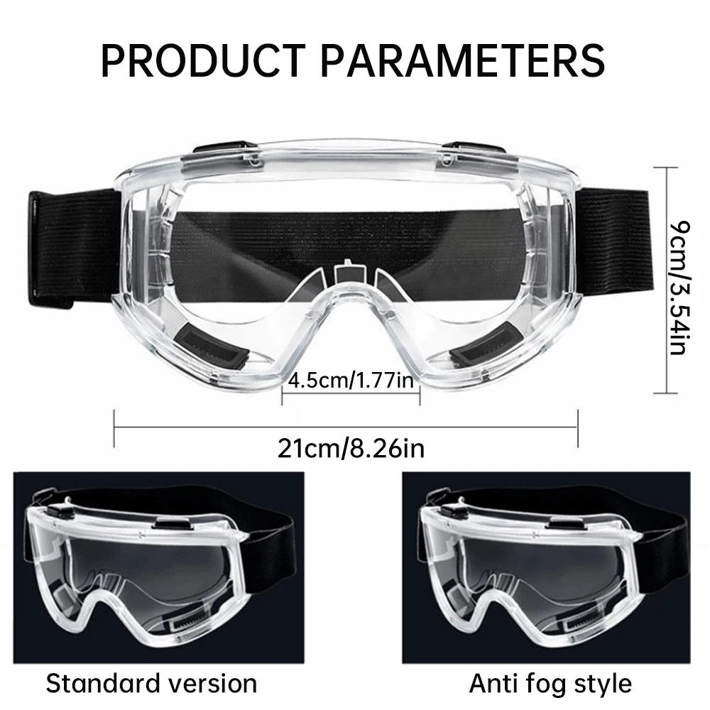 Safety Goggle Anti Splash Dust Proof Work Lab Eyewear Motorcycle Off-road Cycling Safety Anti Dust Glasses