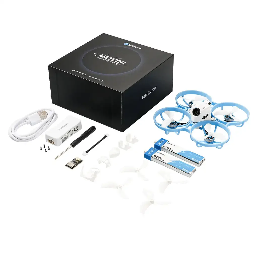 

BETAFPV Meteor75 Pro | Бесщеточный квадрокоптер Matrix ELRS 2.4G Whoop с батареей BT2.0 550 мАч 1S 1102 22000KV Motor Matrix 1S FC