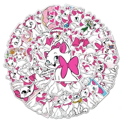 10/30/60PCS Disney Nette Cartoon Cheshire Katze Marie Katze Aufkleber DIY Gitarre Laptop Gepäck Skateboard Graffiti abziehbilder für Kinder Spielzeug