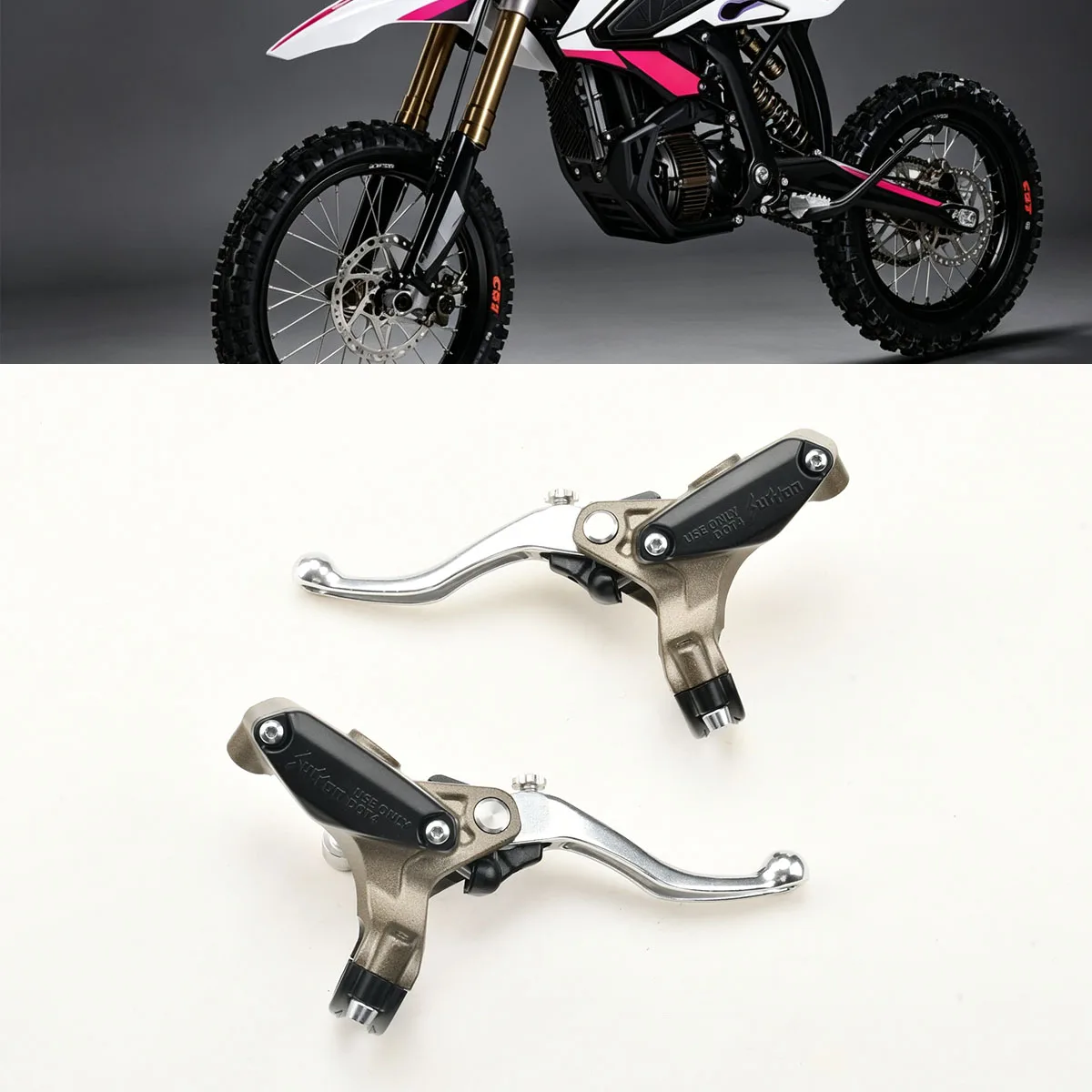 For SurRon Hyper Bee Electric Off-road Motorcycle Original Front Rear Hydraulic Brake Master Cylinder Caliper Kit