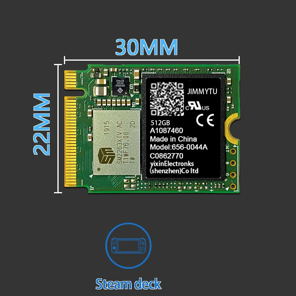 SSD 2230 Steam Deck Nvme M2 1tb 512gb 256gb Compatible With Console Steam Deck Pcie3x4 High Capacity Used In Compact Devices