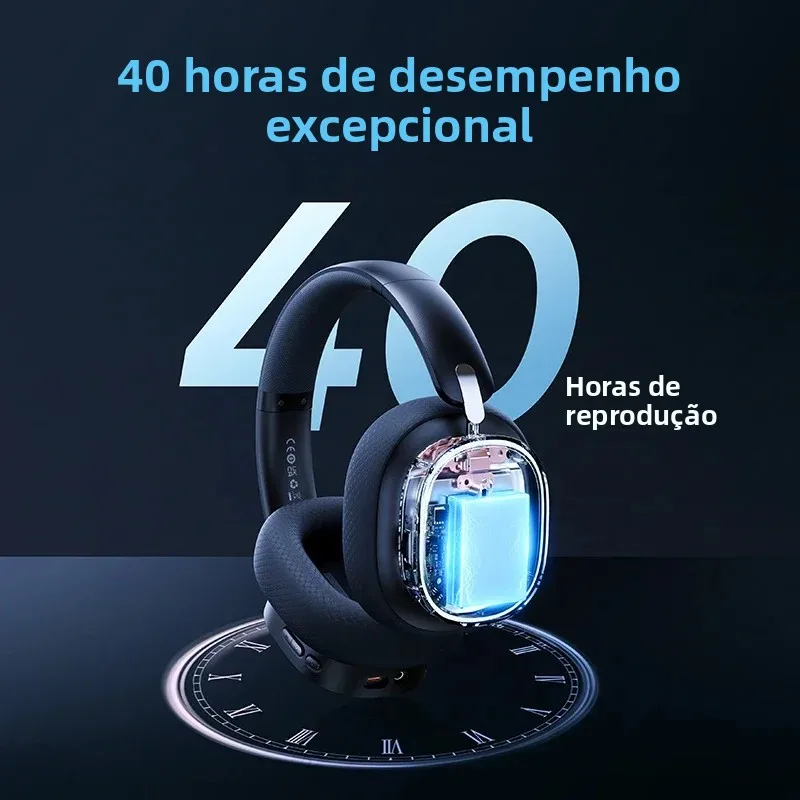 Fone de Ouvido Sem Fio Baseus GH02 (Headset Gamer Bluetooth 5.3) — imagem 6