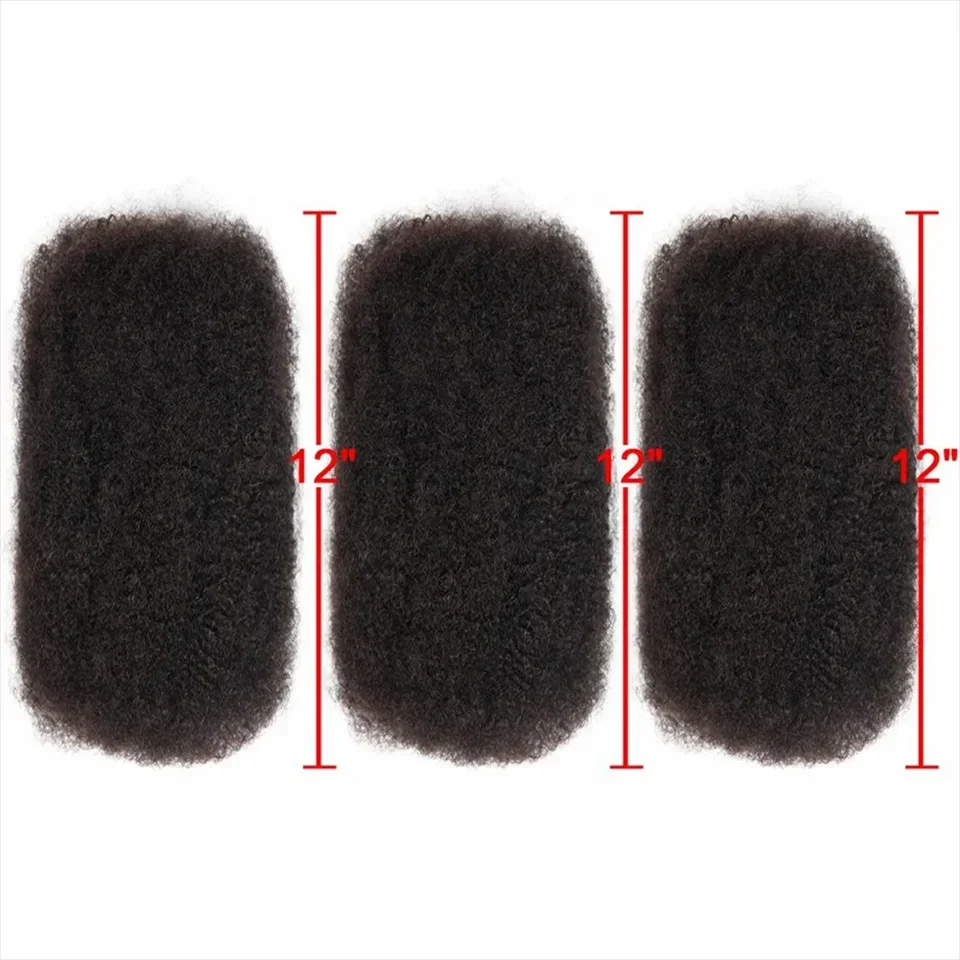 Brazilian Remy Hair Afro kinky Curly Bulk Human Hair For Braiding 1 Bundle 30g/pc Natural Color Braids Hair No Weft