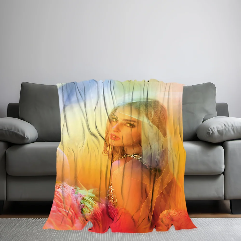 المغني أ-أديسون راي أديسون بطانية الفانيلا الدافئة الراحة لينة بطانية قطيفة للنزهة سرير الأرائك المنازل وغرف النوم