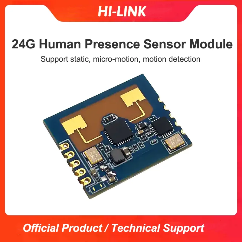 Hi-Link New Cheap Household HLK-LD2401 24GHz mmWave FMCW Human Presence and Moving Radar Sensor Motion Module