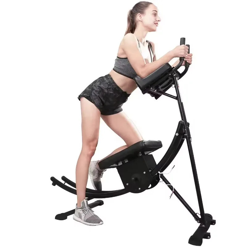 Foldable Fitness Equipment Height Adjustable Trainer Abdominal Whole Body Workout Machine Waist Cruncher Workout Core Leg Thighs