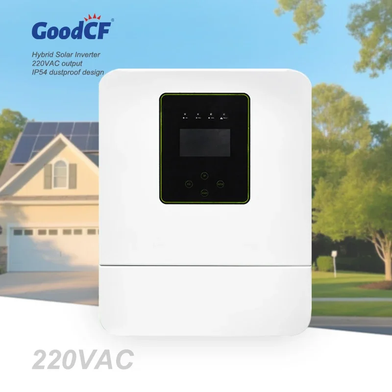 

In stock Hot 4KW 4000W Single Output Solar Hybrid Inverter 220VAC Wall Mounted Grid Inverter with Built-in MPPT IP54 Dustproof D