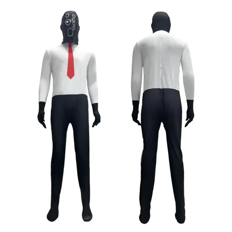 EE01 大人子供用トイレハロウィンコスプレカメラマンコスチュームテレビマンコスチュームモニターマン仮装少年スキビディトイレコスチュームIo0！