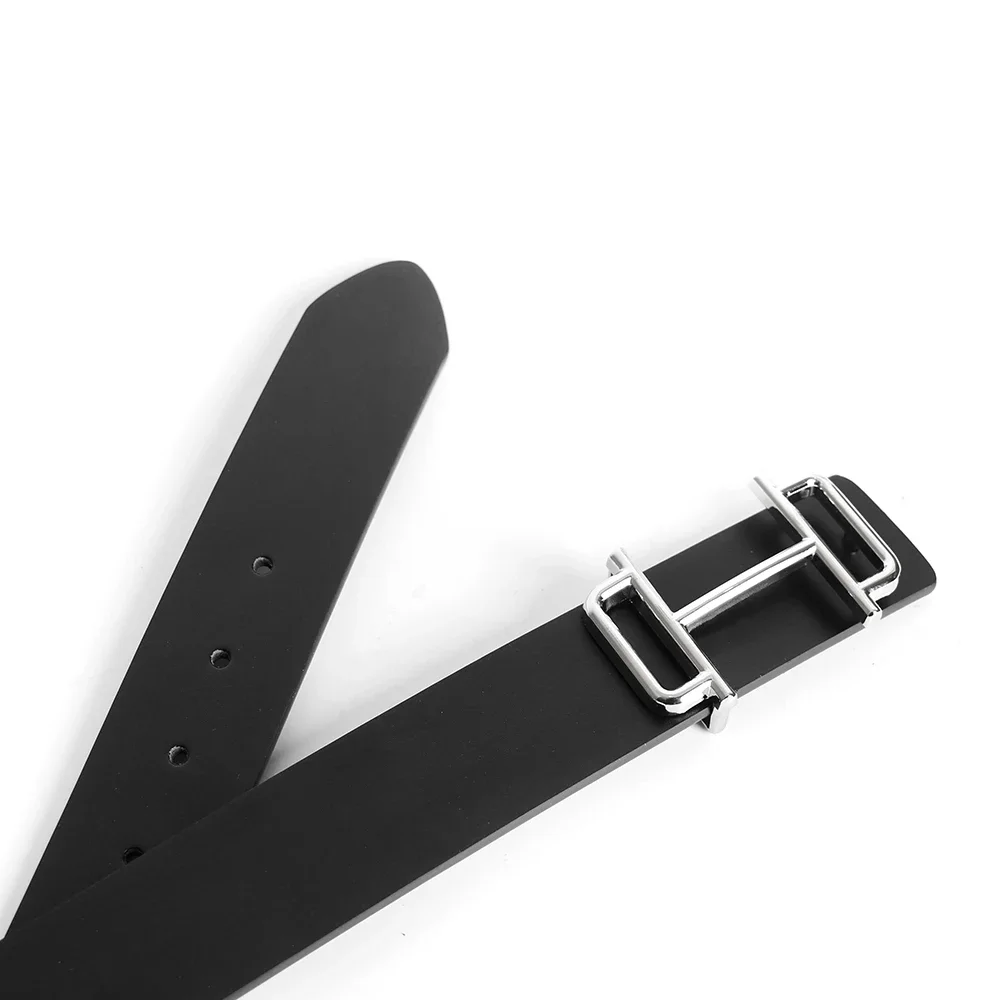 Business Western Luxury Designer Pin Buckle Fashion Belt for Men High Quality Women Genuine Leather Dress Strap for Jeans Goth