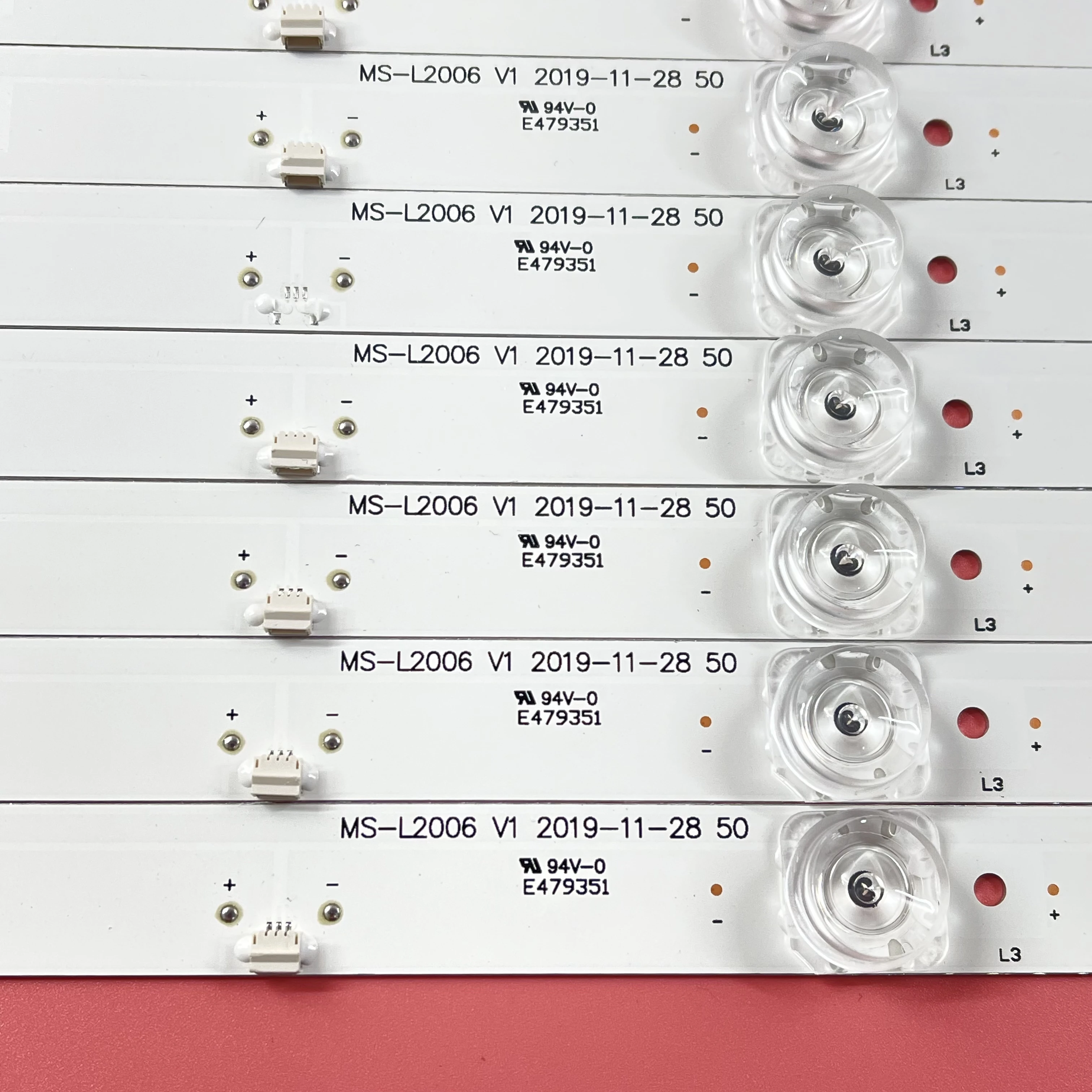 TV backlight CC02500D410V07 50E20 8X4 for MS-L2006 V1 AMCV LE-50ZTUS27 DEXP U50E9000Q STARWIND SW-LED50U3011BS2S SW-LED50U303BS2
