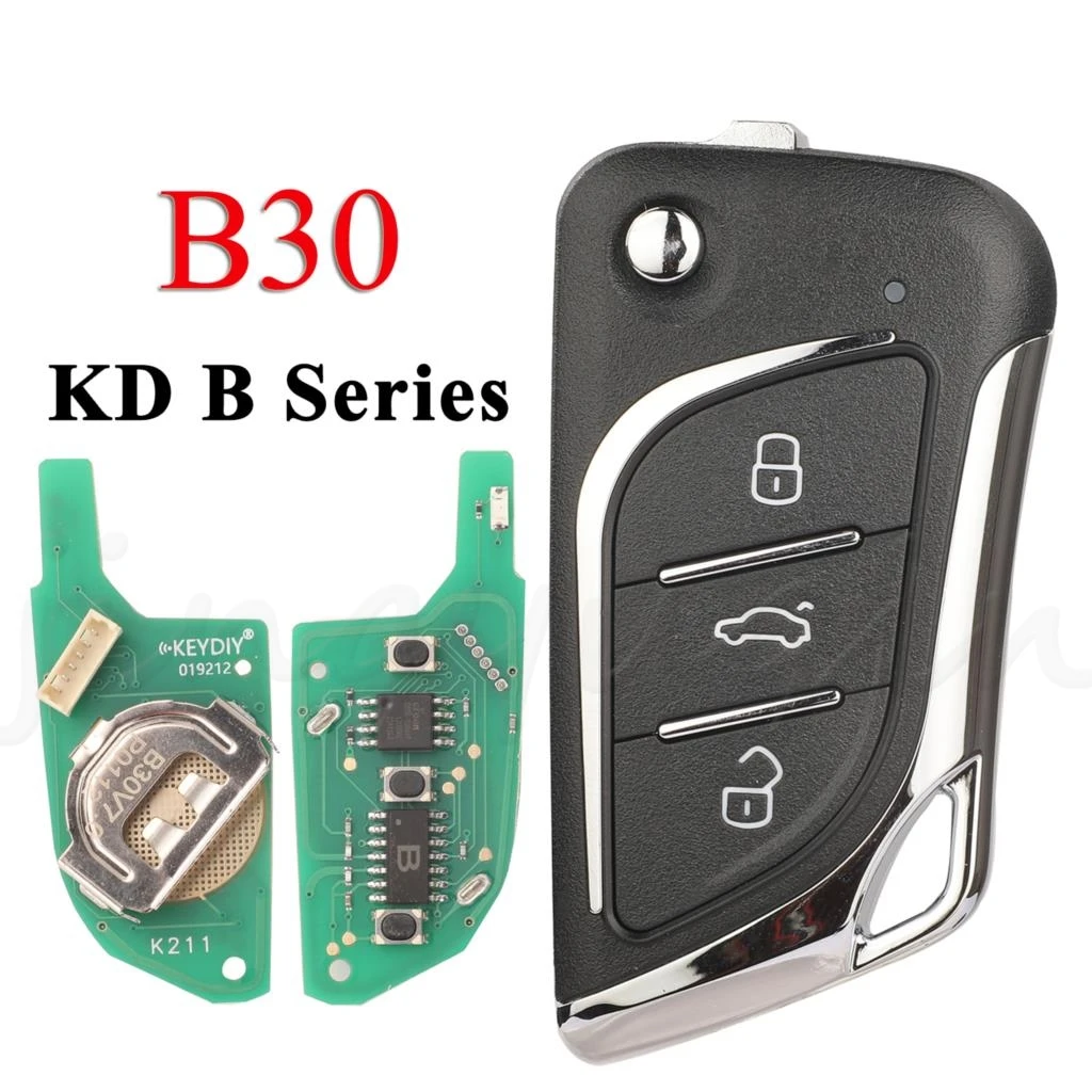 

jingyuqin B30 B Series 3Buttons Universal KD Remote Control Car Key For KD900 URG200 KD900+ KD200 Mini KD-X2