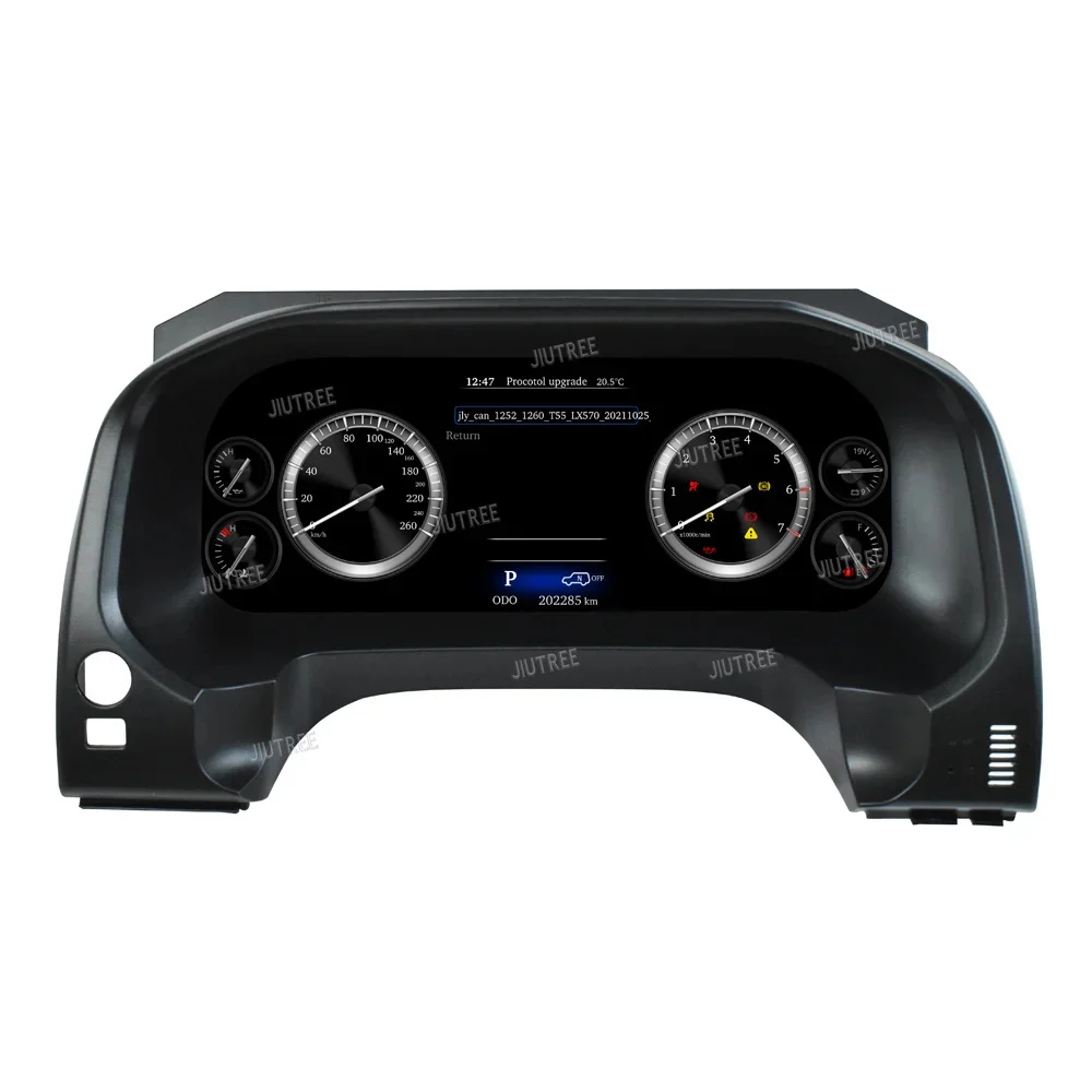 

12.3" Car Digital Cluster Instrument For Prado 2010-2020 LCD Speedmeters Digital Dashboard LCD Speedmeters Dashboard play