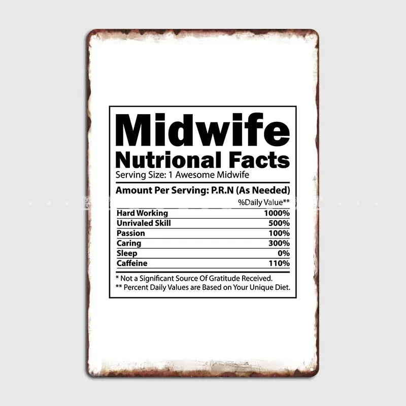 Midwife Obstetrician Gifts Metal Sign Wall Pub Bar Cave Personalized Plaques Tin Sign Poster