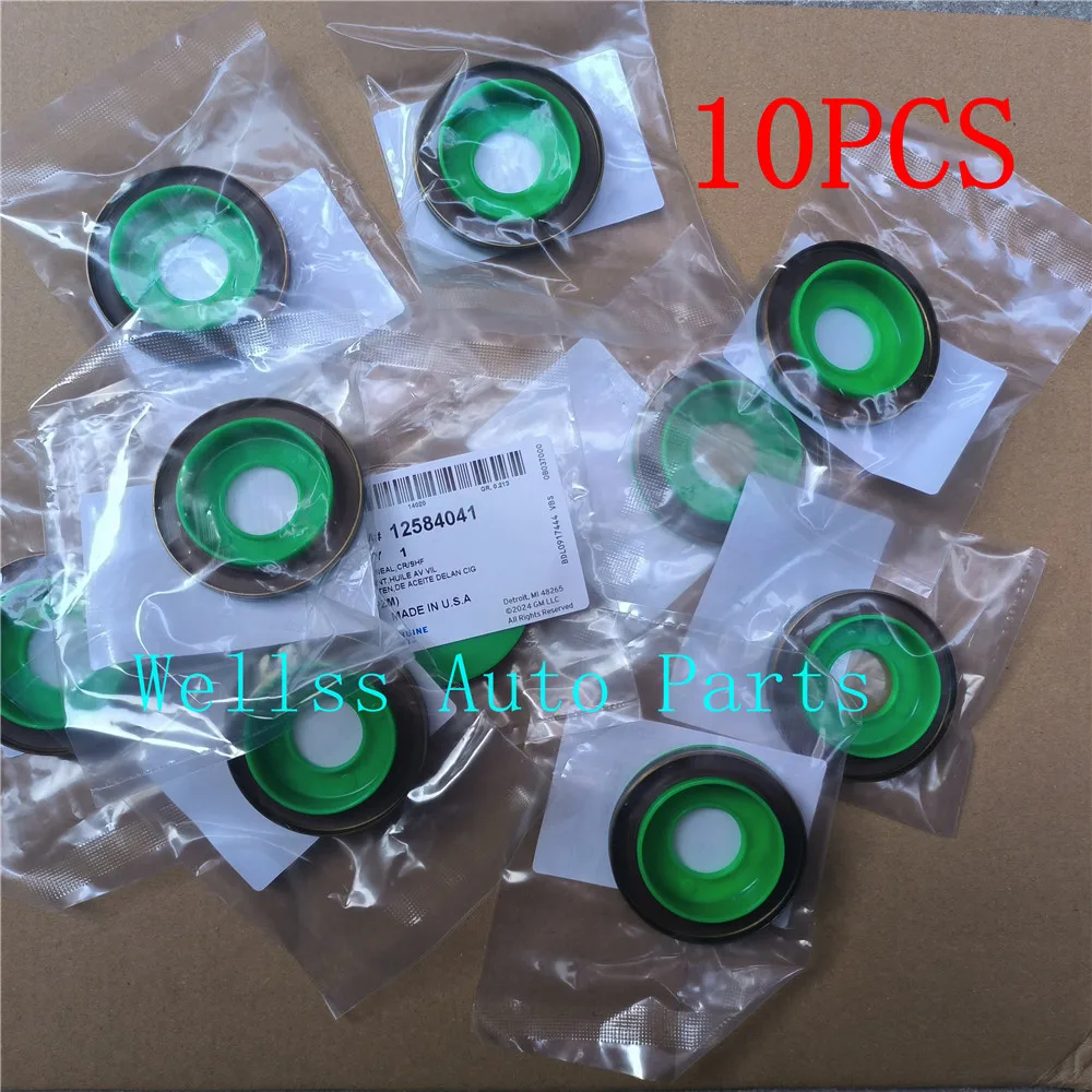 10PCS Original Engine Crankshaft Front Oil Seal 12584041 296-16 For GM Chevrolet Buick Lacrosse 2.4L Encore 1853328 42*55*7