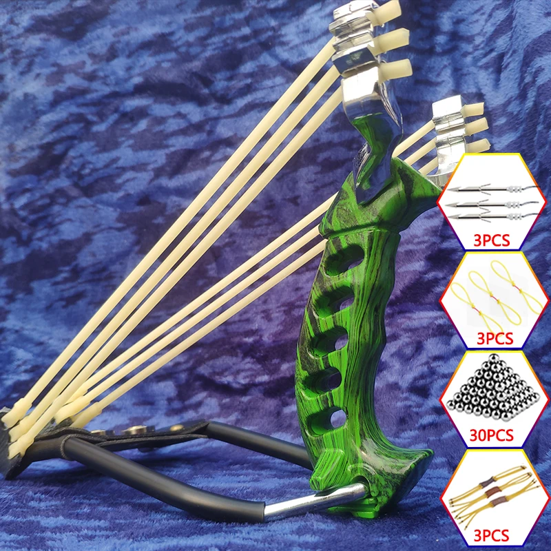 

Professional Hunting Fishing Slingshot Shotting Sling Shot Outdoor Powerful and Precise Shoting Catapult Outdoor Survival Set