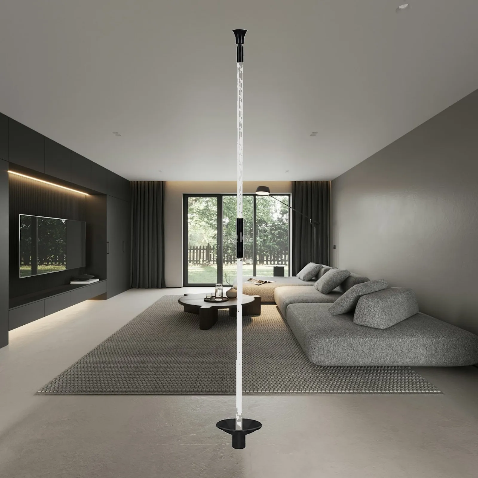 Golf Practice Flag Pole Fiberglass Flagstick for Home Putting Mat Indoor Outdoor Use Easy Assembly Portable Target