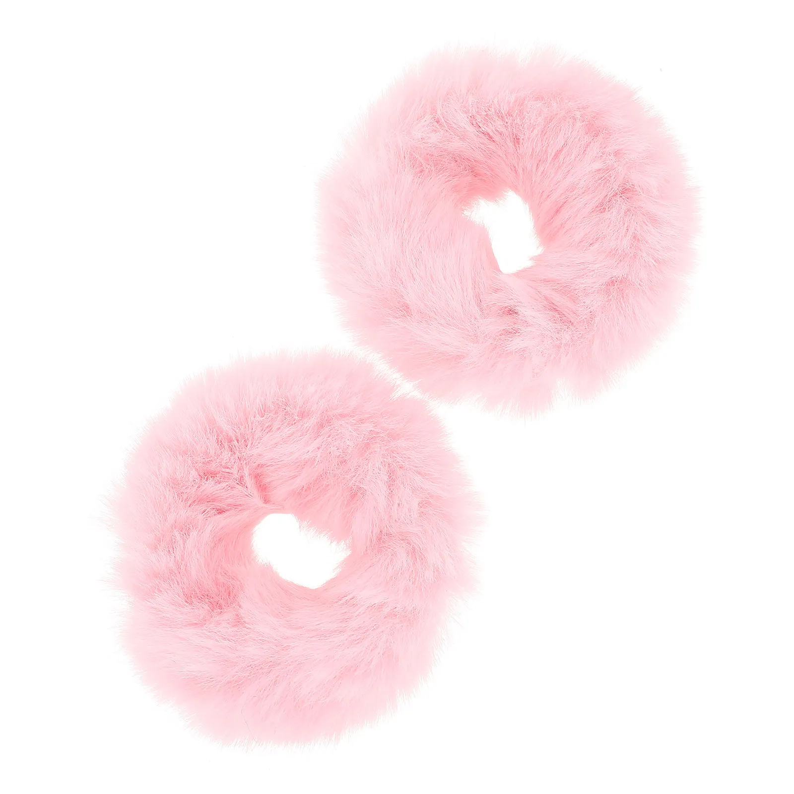 

2pcs Faux Ropes Elastic Rope For Women Soft Rings Styling Faux Hair Scrunchy Hair Elastics Accessories