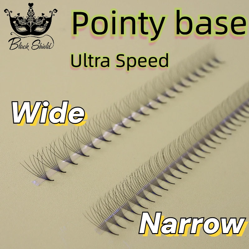 Wąskie 1000 Sztuk Sztucznych Rzęs Koreańskie Narzędzia do Makijażu Urody Ultra Szybkie Kępki Rzęs 5D 6D 8D Naturalne Cienkie Rzęsy na Bazie Książki