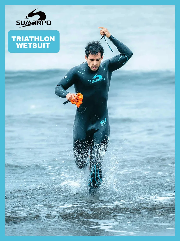 SUMARPO triatlonwetsuits, zwemmen op open water, 5/3 mm Yamamoto neopreen SCS - afbeelding 2