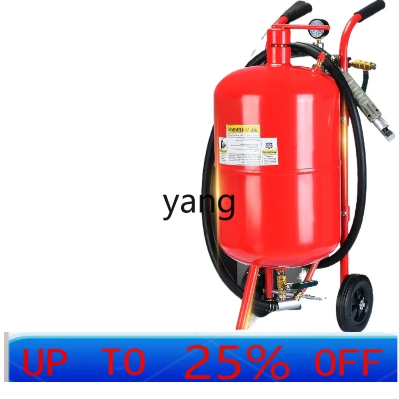 CX mobile manual sandblasting machine derusting and refurbishing sand high pressure sandblasting tank