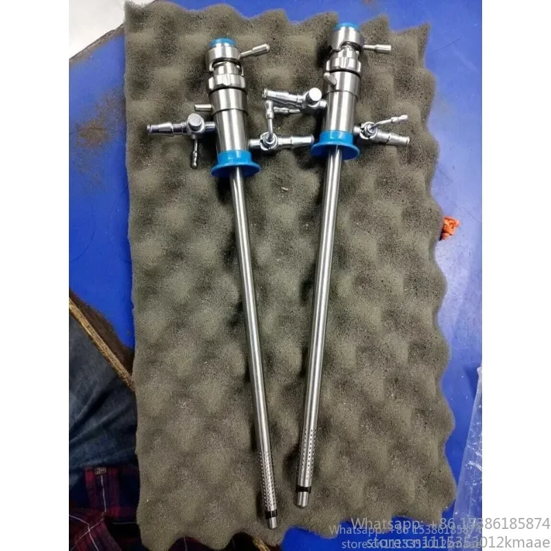 2-Piece Stainless Steel Resectoscope TURP Set: Inner/Outer Sheath & Obturator (4mm, 2.9mm), CE Certified 3
