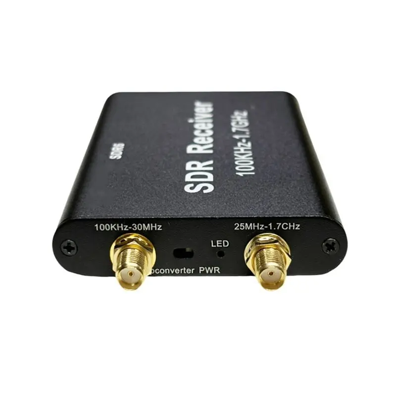 FULL-SDR Receiver 100Khz-1.7Ghz Full Band AM/FM (NFM WFM)/CW/DSB/LSB/USB Software-Defined Radio Receiver USB-C