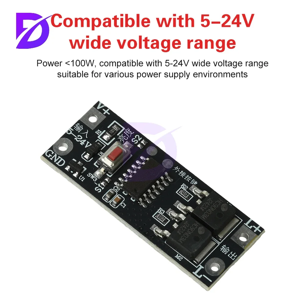 100W LED Dimming Module with Soft Start/Stop Function for Low-Voltage LED Strip Lighting