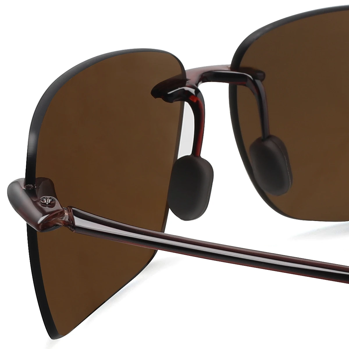 JULI Polarisierte Klassische Sportsonnenbrille für Männer & Frauen Tr90 Rahmenlos für Laufen Angeln Golf Autofahren Gafas De Sol Hombre MJ8 – Detail 8