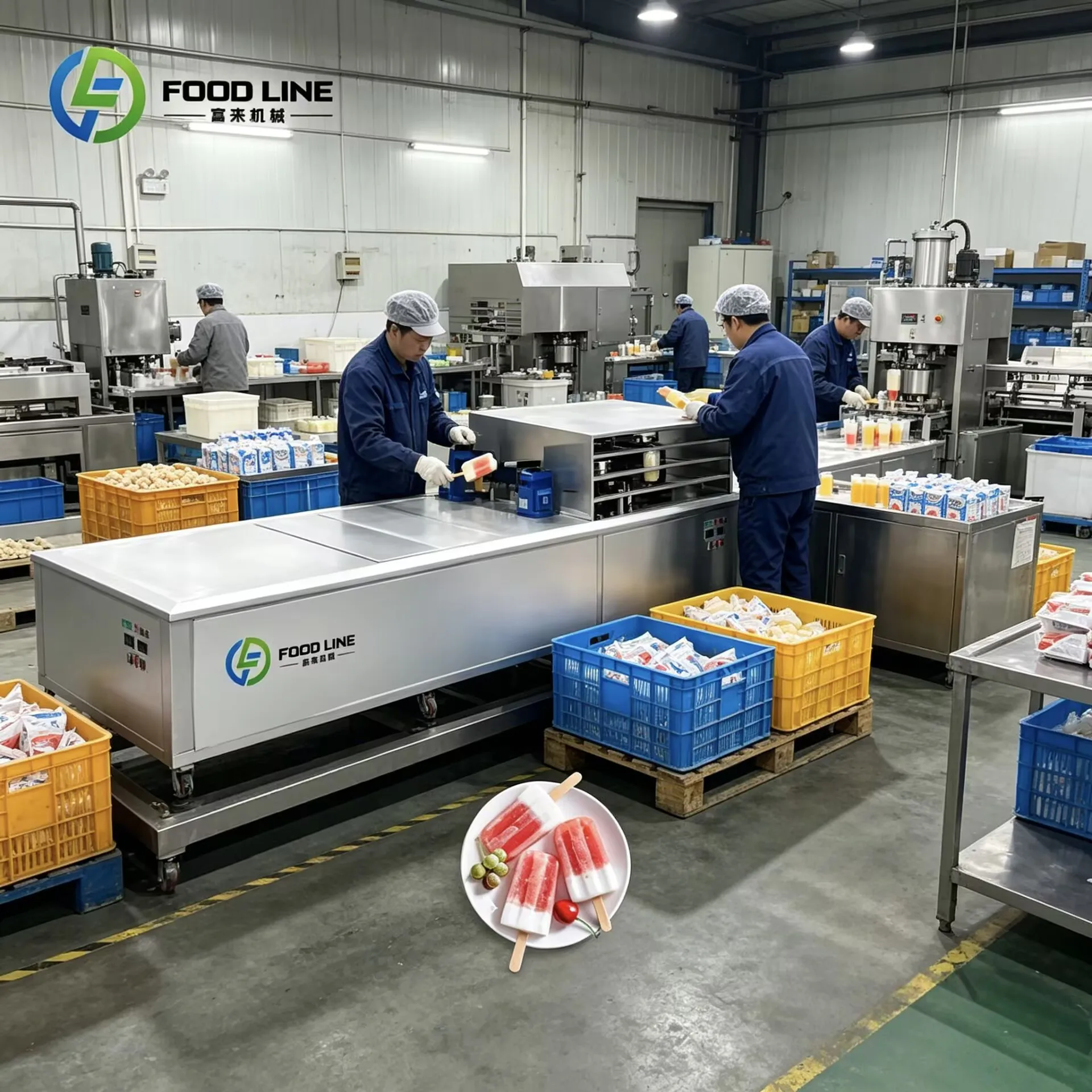 Automatic Digital Temperature Control Frozen Dessert Equipment for Retail Businesses Ice Pop Machine
