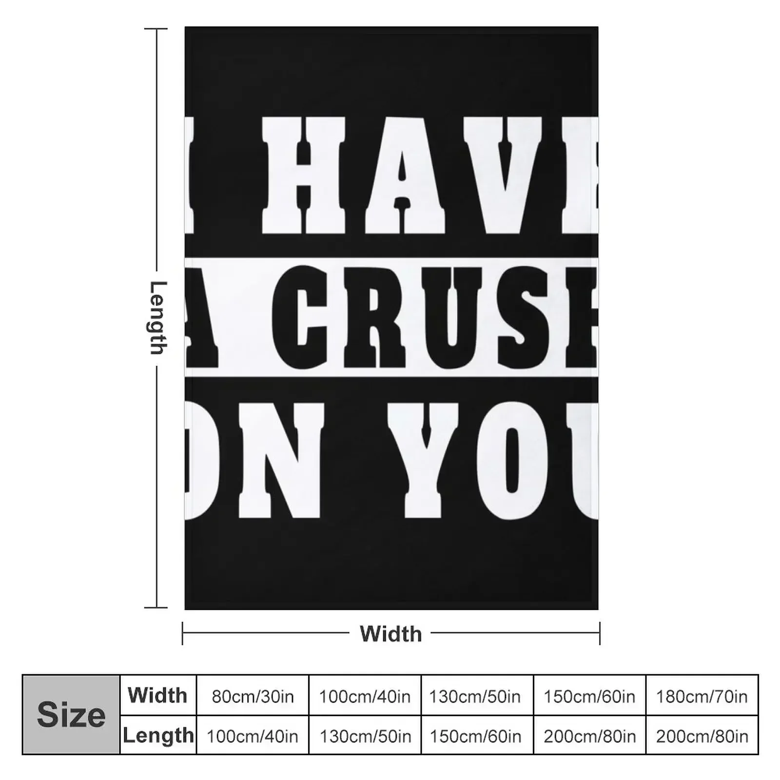 i have a crush on you Throw Blanket Polar Nap Flannel Blankets