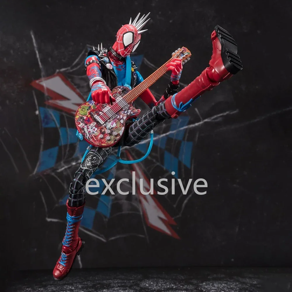 Bandai Genuine Marvel S.H.Figuarts Spider Punk ACROSS THE SPIDER-VERSE Anime Action Figure Toys Model Decorative Toy Gifts