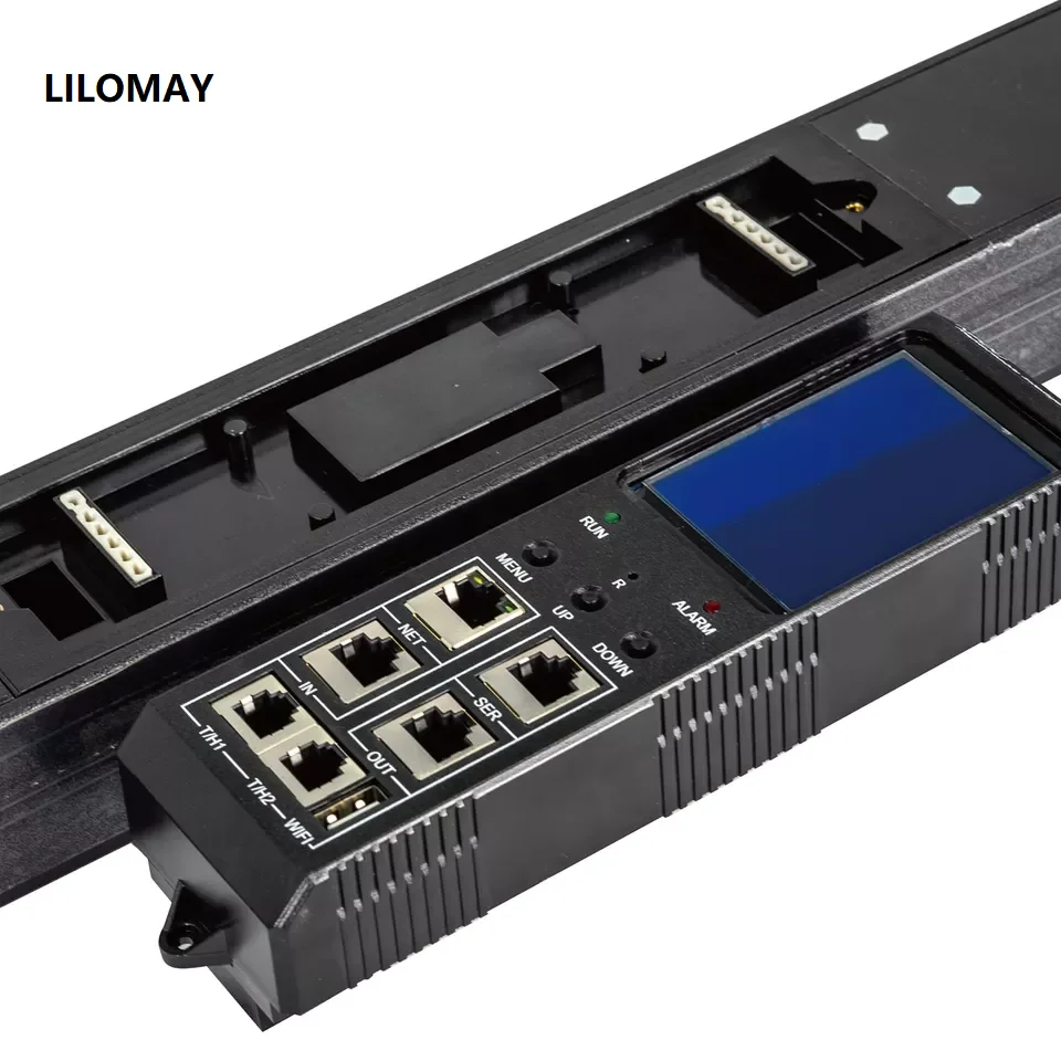 Bitcoin chytrý PDU báňský 380V 415V480V C13 sit' ovládání sledovaný chytrý 3 fáze průmysl PDU 125A energie držák PDU energie nástrčkový