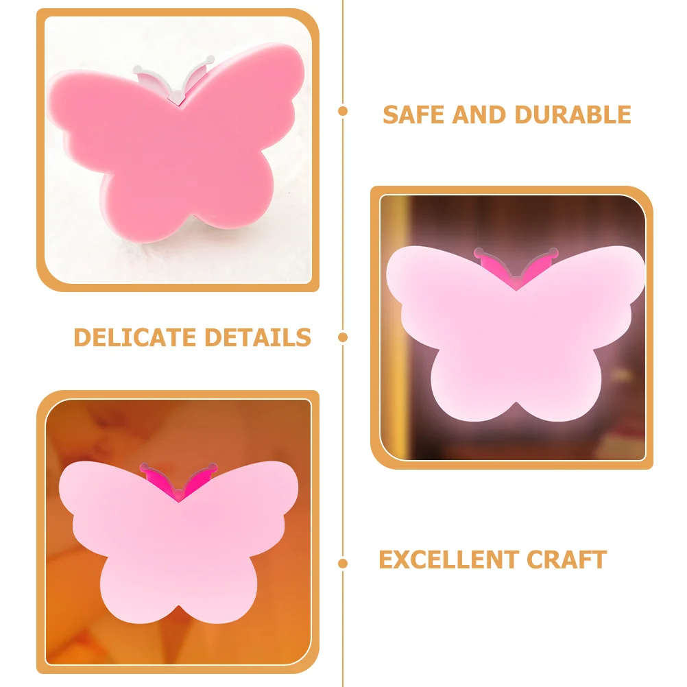Petite Lampe de Nuit en Forme de Papillon, Luminaire Décoratif d'Nik, Idéal pour une Chambre à Coucher de Fille