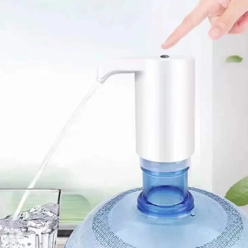 Household Automatic Electric Water Dispenser Rechargeable Plastic Drinking Water Pump Labor-saving Gallon Bucket Pump Dormitory