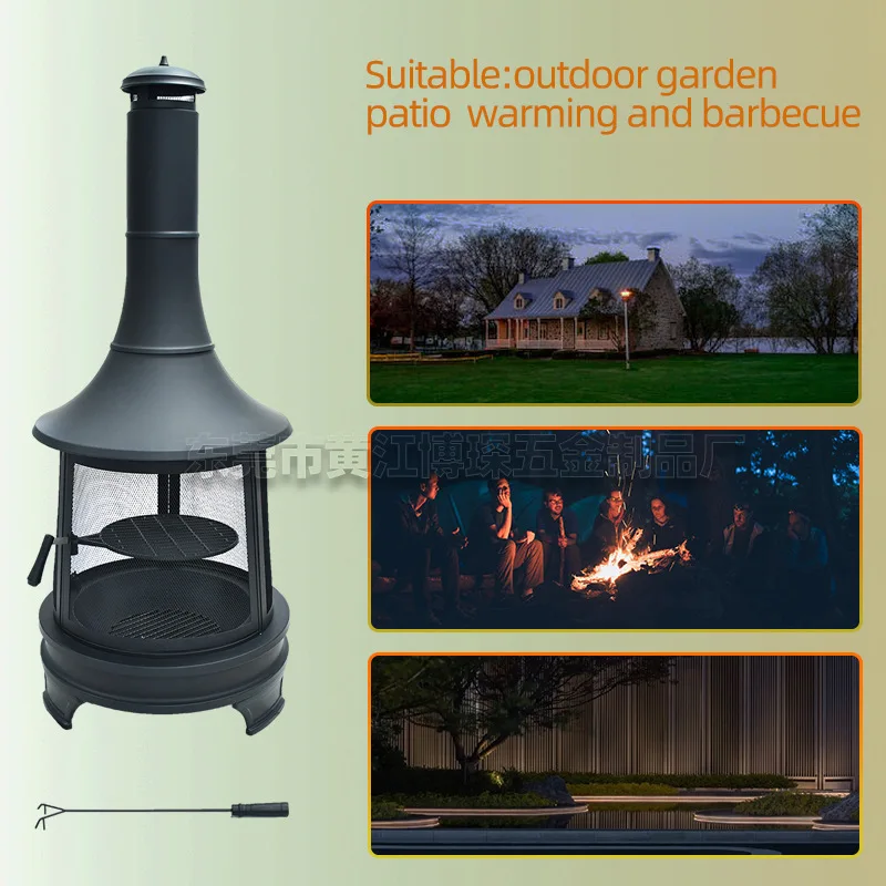 Hot selling home outdoor heating stove villa garden stove cooking tea bonfire grill charcoal grill