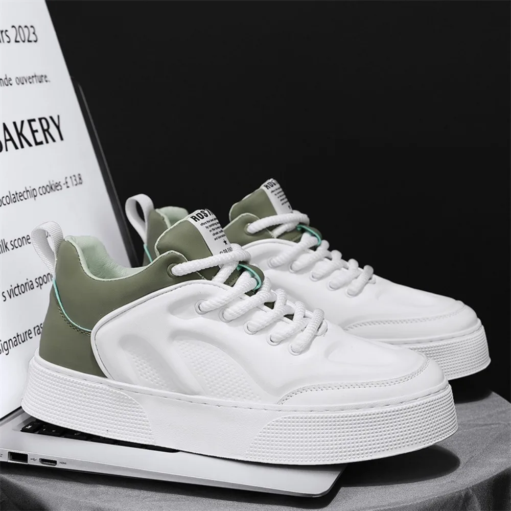 Low Cut Casual Board Shoes Casual Sports Shoes Fashionable Versatile Men's Shoes Zapatos Casuales Flat Bottomed Sneakers Men image 4
