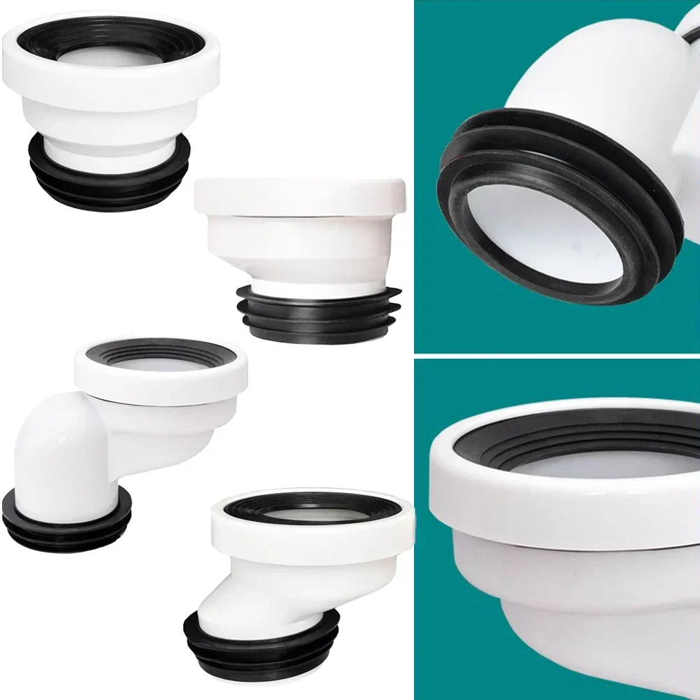 PVC Toilet Nozzles WC Connection Nozzle Connection Toilet Pipe Nozzle Drain Straight Eccentric Connect The Toilet To The Sewage