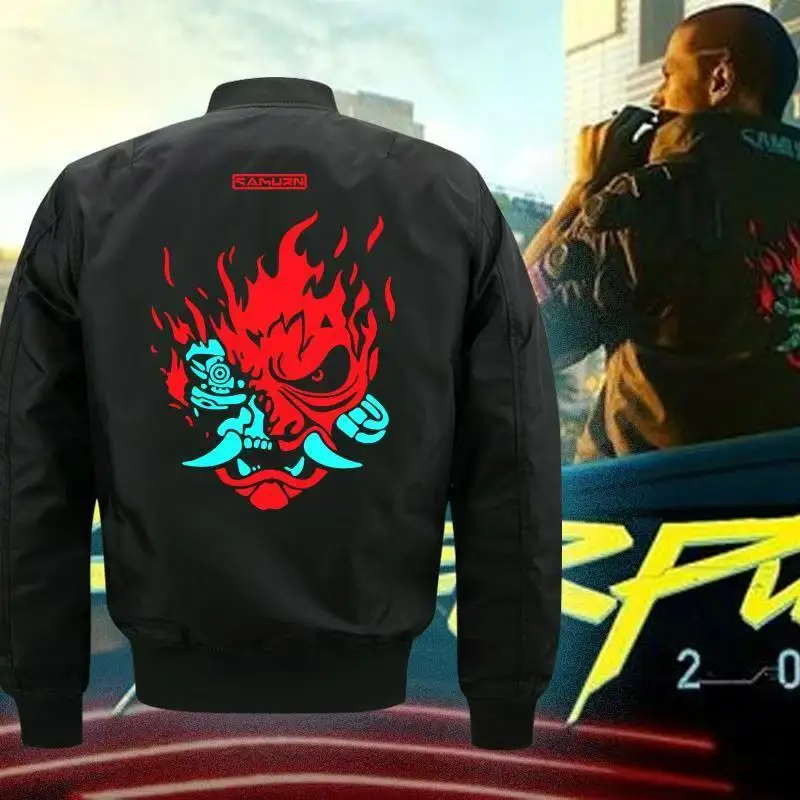 

2077 Flight Jaet for Men Thiened Winter Coat Functional Sle Rider Youth Casual Loose Fit Polyester Jaet